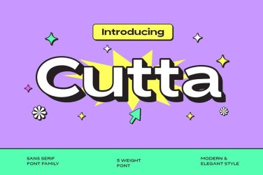Cutta Sans Serif Fonts free download – Sans Serif Fonts font preview