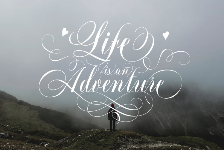Daughter Script Font free download preview 2 – Script And Handwritten font