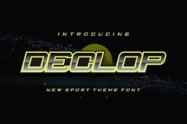 Declop Font free download – Serif Fonts font preview