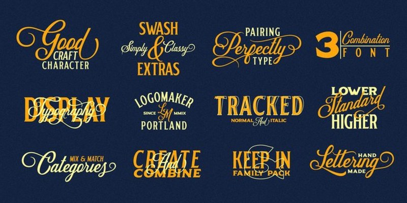 Delighter Script Font Family free download preview 5 – Script And Handwritten font
