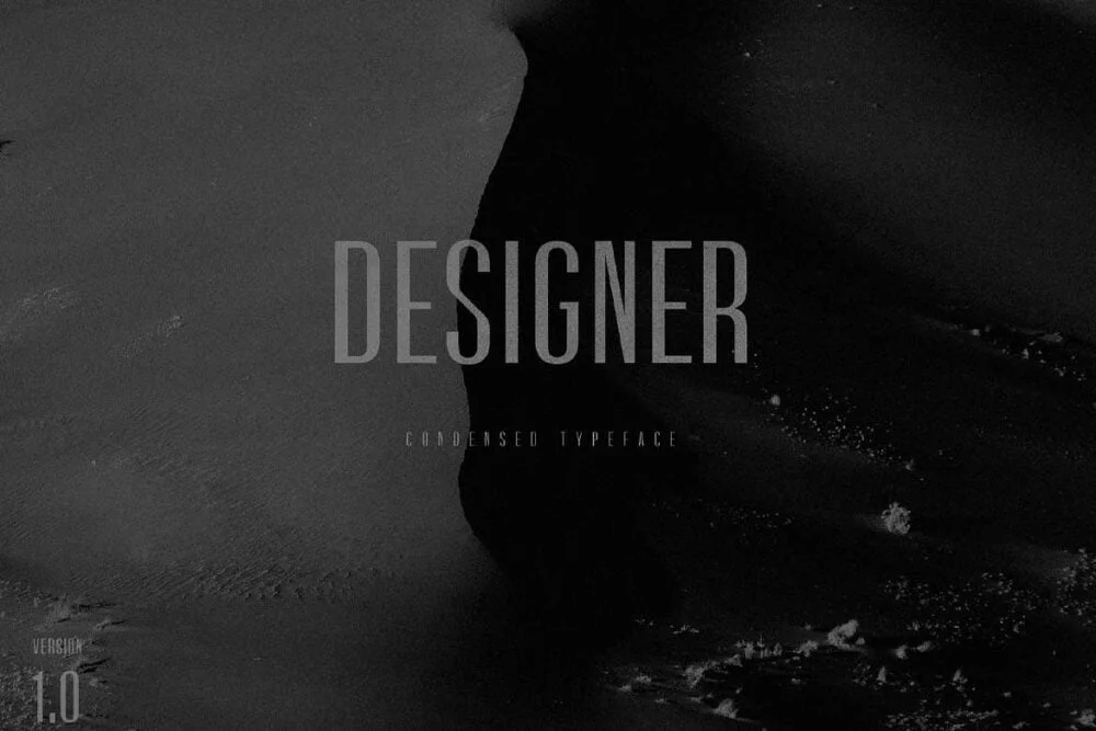 Designer Font free download – Sans Serif Fonts font preview image for Windows and Mac