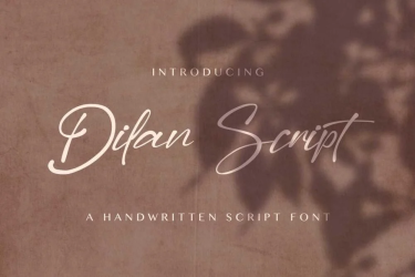 Dilan Font free download – Script And Handwritten font preview