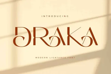Draka – Modern Sans Font free download – Sans Serif Fonts preview