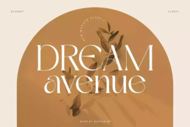 Dream Avenue Font free download – Modern font preview