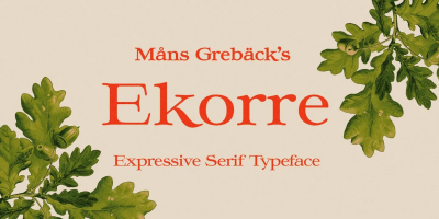 Ekorre Font Family free download – Serif Fonts font preview