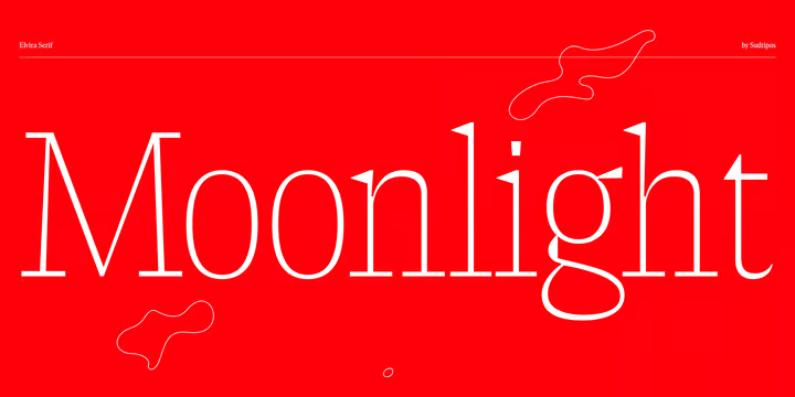 Elvira Serif Font Family free download preview 8 – Serif Fonts font