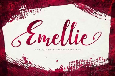 Emellie Script Font free download – Script font preview