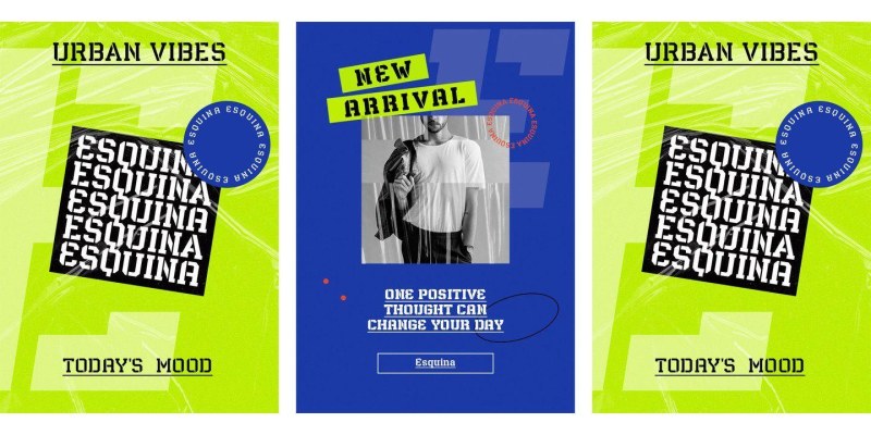 Esquina Stencil Font Family free download preview 4 – Display Fonts font