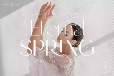 Eternal Spring Font free download – Bold font preview