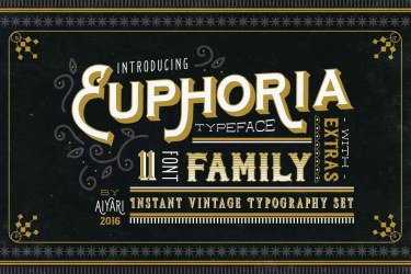 Euphoria Font Family free download – Serif Fonts font preview