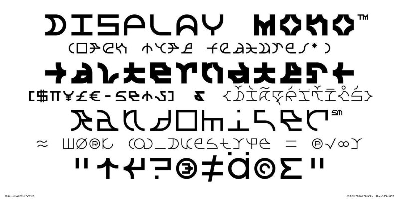 Extragraph Display Font Family free download preview 1 – Font Family font