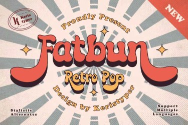Fatbun Font free download – Decorative Fonts font preview