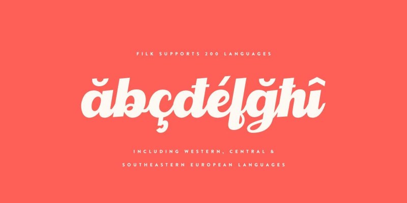 Filk Font free download preview 2 – Script And Handwritten font