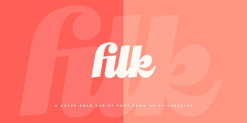 Filk Font free download preview 10 – Script And Handwritten font