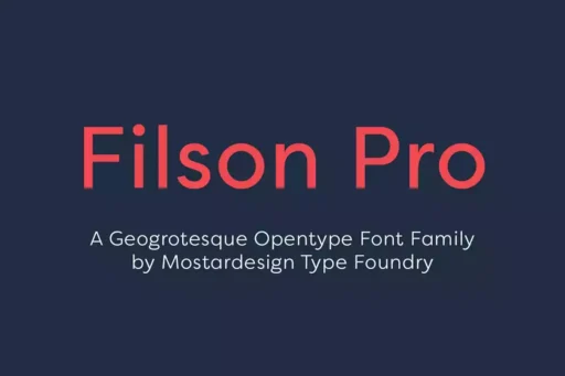 Filson Pro Font free download – Sans Serif Fonts font preview image for Windows and Mac