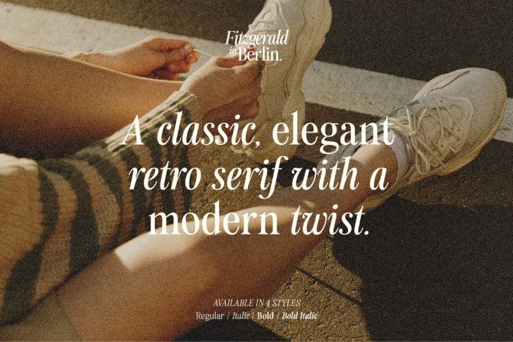 Fitzgerald Font free download preview 1 – Serif Fonts font