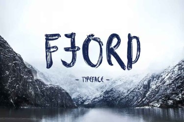 Fjord Brush Font free download – Script font preview