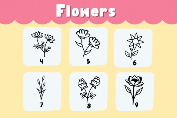 Flowers Font free download preview 3 – Decorative Fonts font