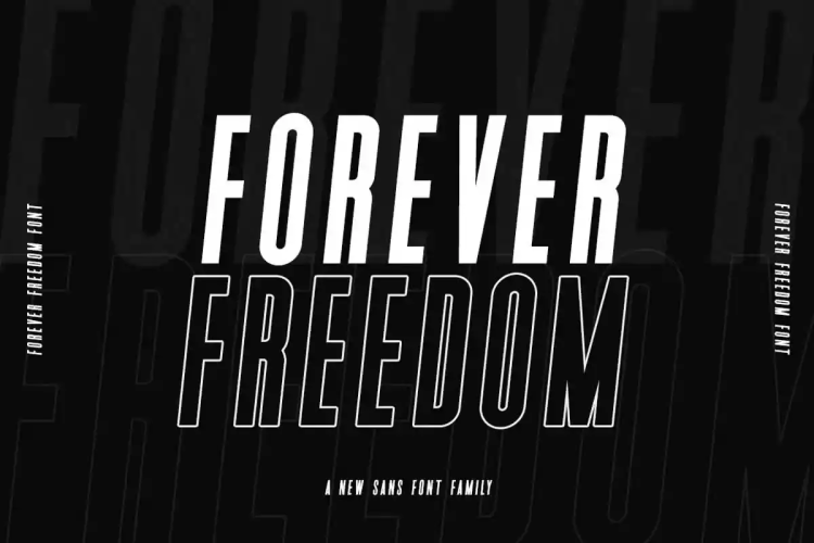Forever Freedom Font free download preview 8 – Sans Serif Fonts font