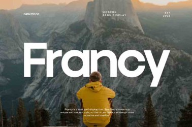 Francy Font free download – Sans Serif Fonts font preview