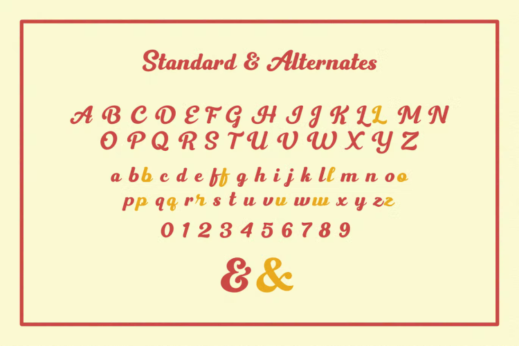 Frunch Font free download preview 4 – Script And Handwritten font