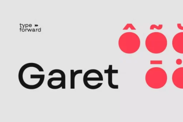 Garet Font free download – Geometric font preview