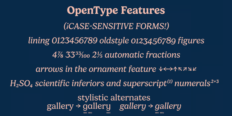 Gelica Font free download preview 4 – Serif Fonts font