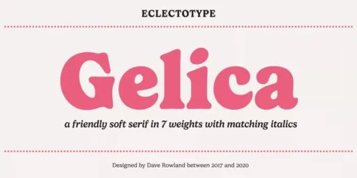 Gelica Font free download preview 6 – Serif Fonts font