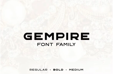 Gempire Font free download – Sans Serif Fonts font preview