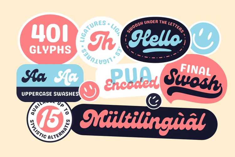 Genty Font free download preview 5 – Script And Handwritten font