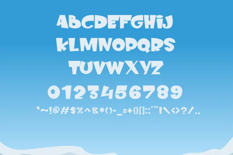 Ghinazer Font free download preview 1 – Sans Serif Fonts font