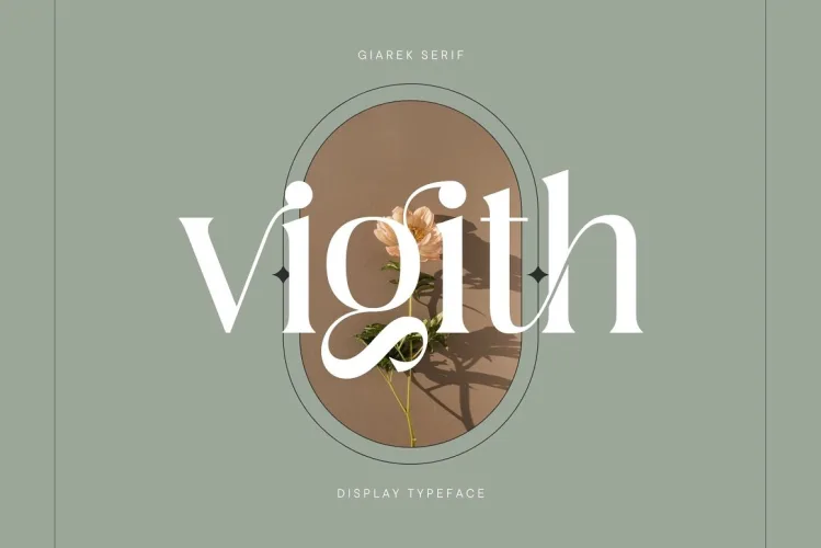 Giarek – Ligature Serif Font preview 1 – Serif Fonts font sample