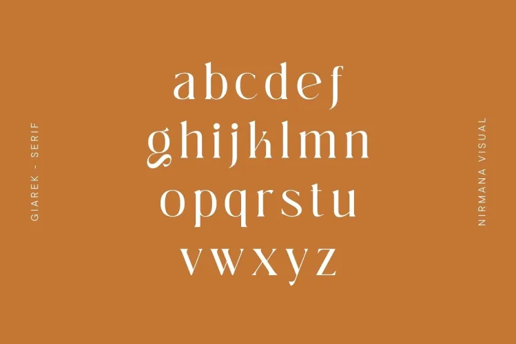 Giarek – Ligature Serif Font preview 5 – Serif Fonts font sample