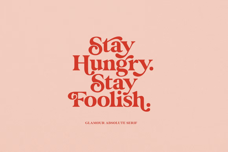Glamour Absolute Font free download preview 7 – Serif Fonts font