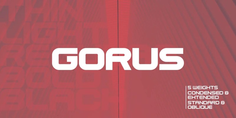 Gorus Font Family free download preview 8 – Sans Serif Fonts font