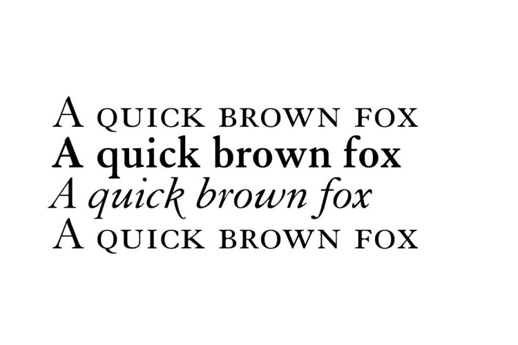 Granjon Font free download preview 1 – Serif Fonts font