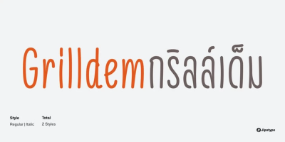 Grilldem Font Family free download – Script And Handwritten font preview