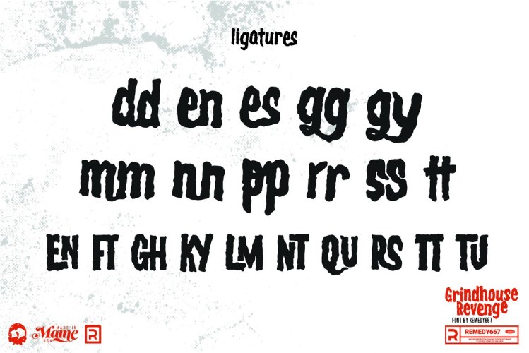 Grindhouse Revenge Font free download preview 2 – Display Fonts font