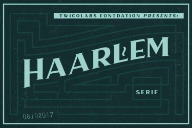 Haarlem Serif Font free download – Classic font preview