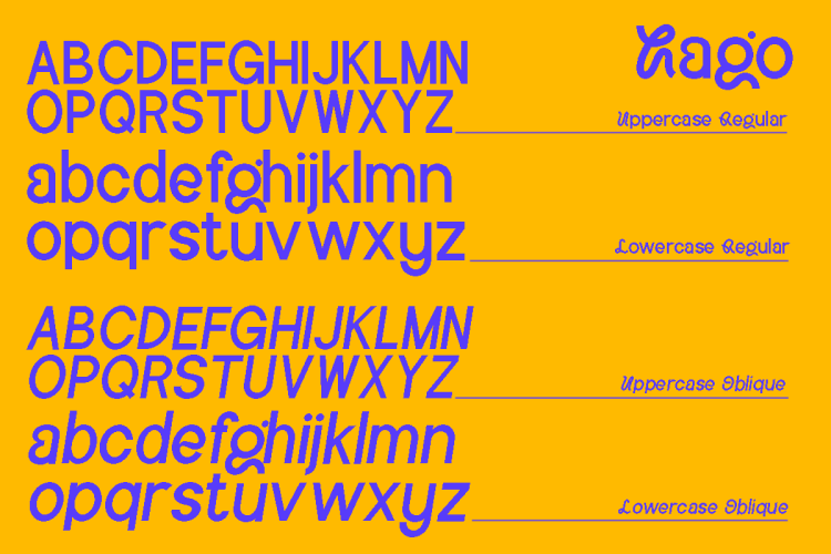 Hago Font free download preview 4 – Display Fonts font