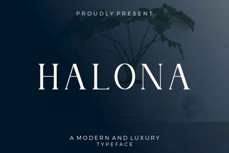Halona Modern Serif Font free download preview 3 – Serif Fonts font