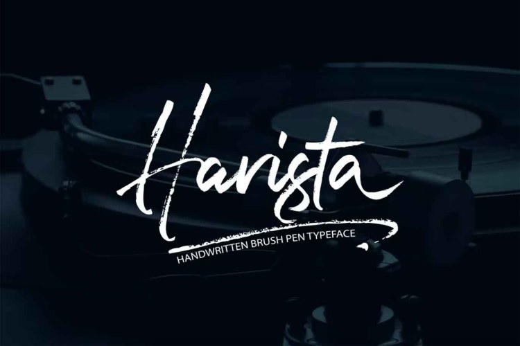 Harista Font free download preview 2 – Script And Handwritten font