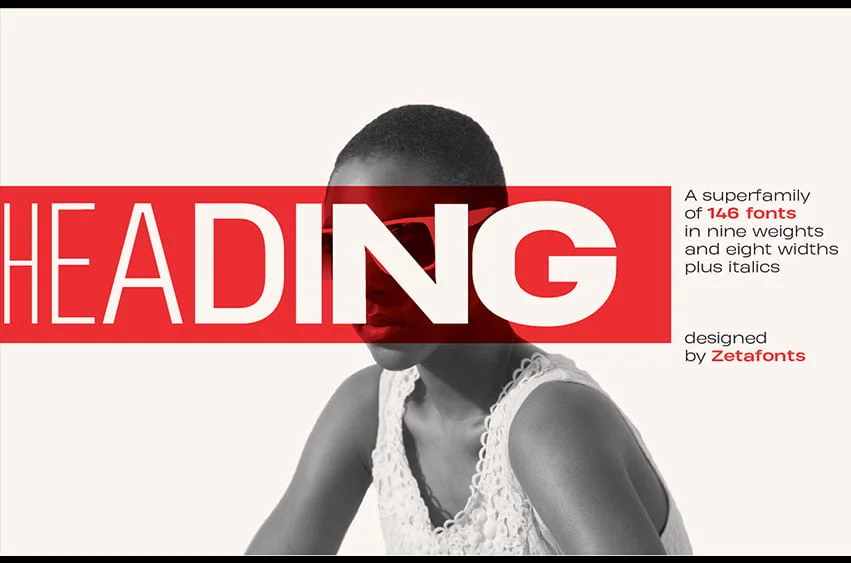 Heading Pro Font free download – Typeface font preview image for Windows and Mac