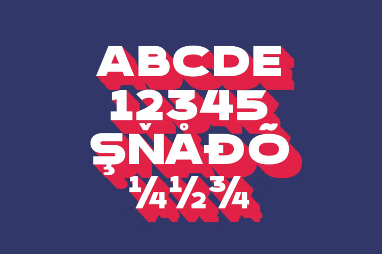 Helena Display Font free download preview 2 – Display Fonts font