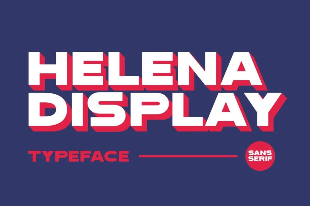 Helena Display Font free download – Display Fonts font preview image for Windows and Mac