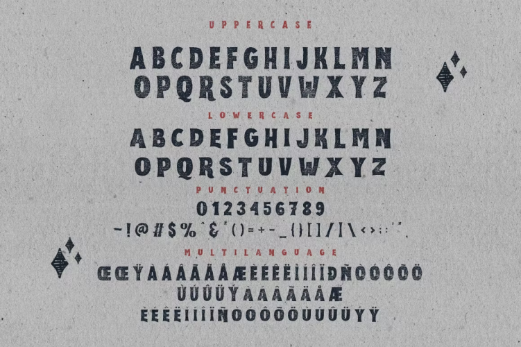 Helprint Typeface Font free download preview 2 – Serif Fonts font