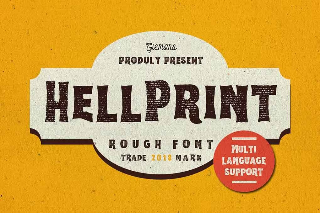 Helprint Typeface Font free download – Serif Fonts font preview image for Windows and Mac