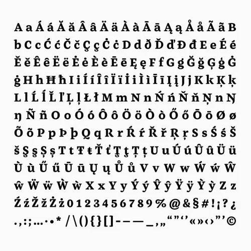 Henk Work Font free download preview 4 – Serif Fonts font