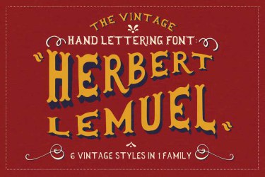 Herbert Lemuel Font free download – Serif Fonts font preview