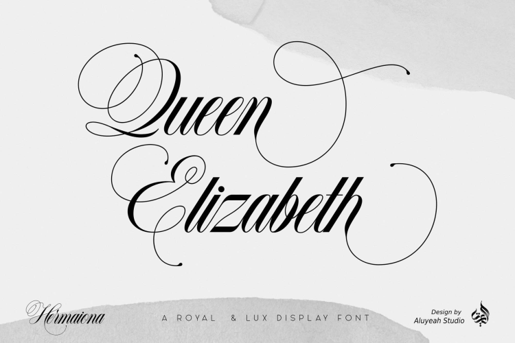 Hermaiona Font free download preview 1 – Calligraphy Fonts font